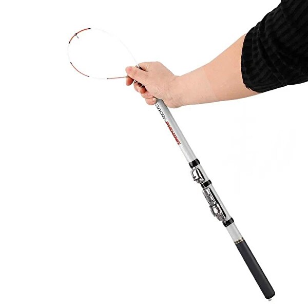 Valkyrie 2.1 Metre Karbon Fiber 6 Boğum 6 Halka Teleskopik Balık Olta Kamışı