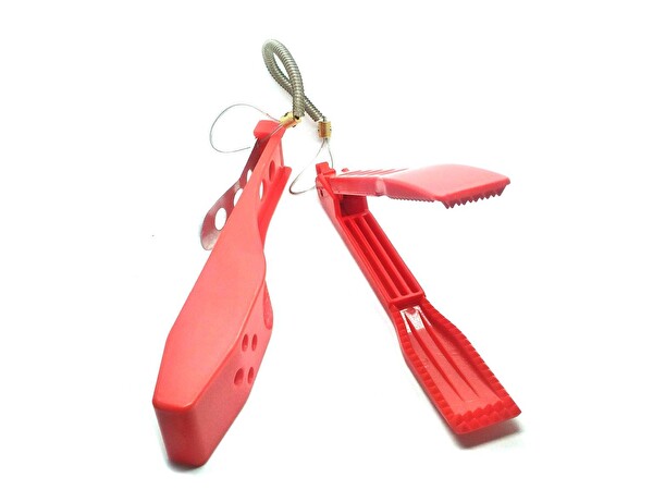 Portfish Kılıflı Bele Takılabilen Kırmızı Balık Tutma Maşası 20 CM