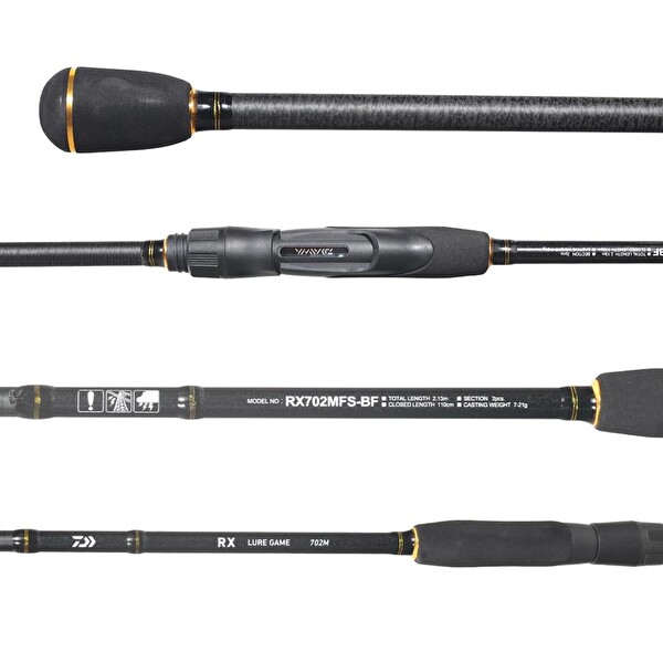 Daiwa RX Lure Game 244 CM 14-42 GR 2 Parça Olta Kamışı