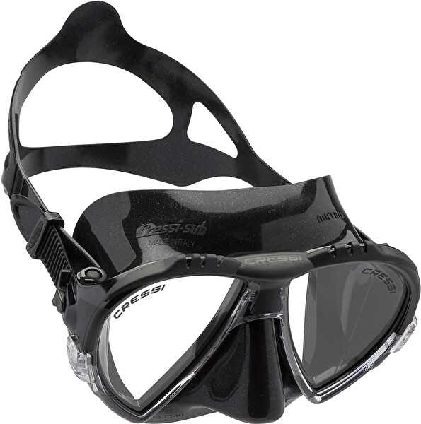 Cressi Pro Star Palet Maske Şnorkel Seti Siyah No:45-46