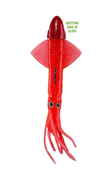 Fujin Calamax Squid Kalamar Silikon Yem RED-140 Gr