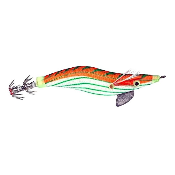 Fladen Squid Jig Keeled 13cm 3,5gr Kurşunlu Kalamar Zokası WOG