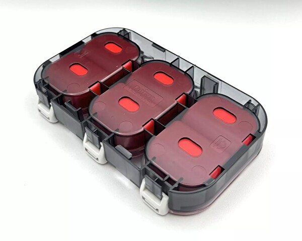 Daiwa Unit Case UC-600DP 6 Bölmeli Balıkçı Kutusu Red Smoke