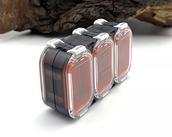 Daiwa Unit Case UC-600DP 6 Bölmeli Balıkçı Kutusu Red Smoke