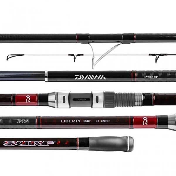 Daiwa Liberty HR 420cm 100-225gr 3 Parça Surf Olta Kamışı