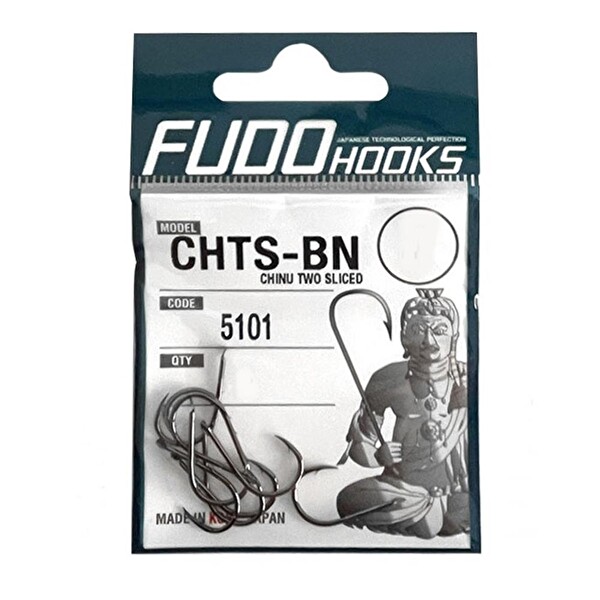 Fudo CHTS-BN Chinu Two Sliced Olta İğnesi Black Nickel-NO:10