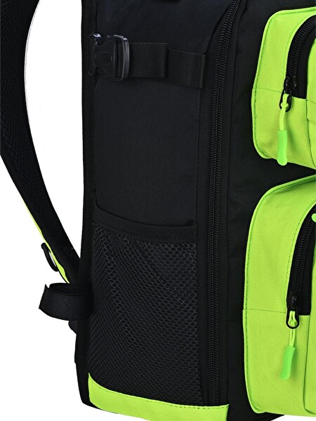 Fujin ProAji Back Pack Black Lime Balıkçı Sırt Çantası