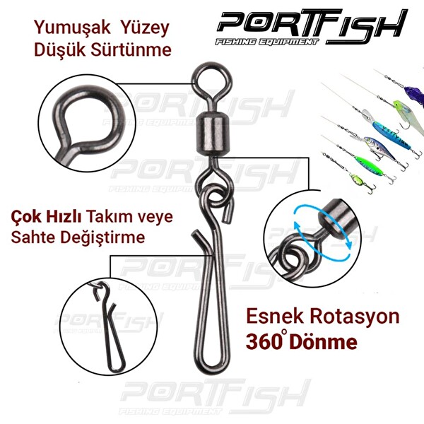Portfish BL-3027 Hızlı Değişim Fırdöndüsü No:6