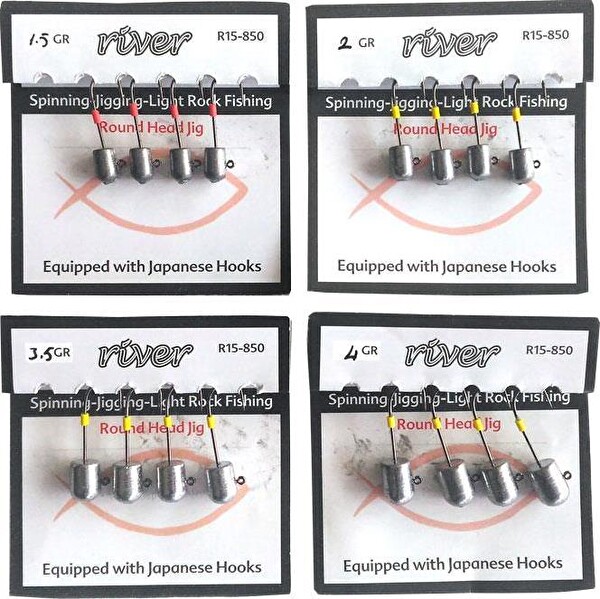 River Hunter Jig Head 4 Adet - 1 GR