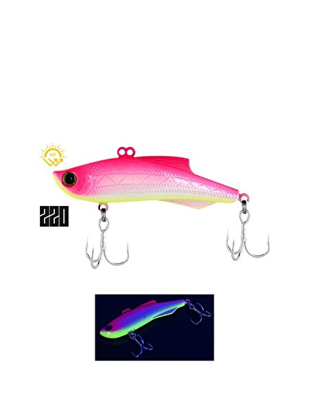 Fujin Wild Vibe 80 MM 27 GR Sinking Vibrasyon Jig Yem Sugar Lemon