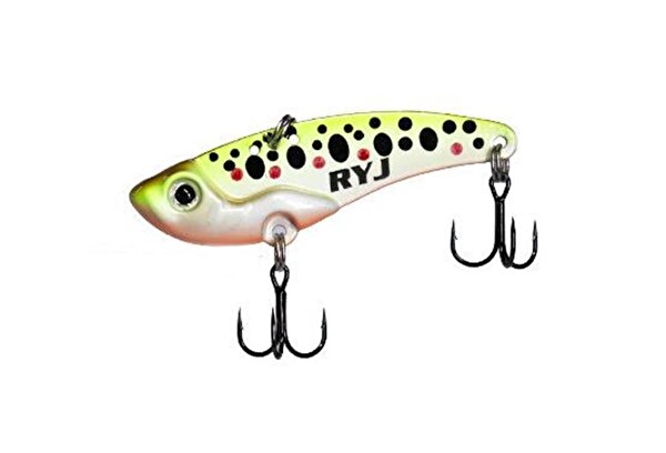 Ryuji Mirror Vib 15 GR 5.5 CM Jig Yem Red Flash