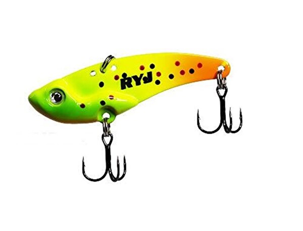 Ryuji Mirror Vib 15 GR 5.5 CM Jig Yem Red Flash