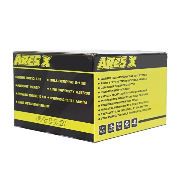 Ryuji Ares X 5000M 5+1BB Olta Makinesi