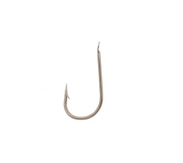 Mustad 1253A Kısa Gövde Düz Nickel 100lü Paket Olta İğnesi NO:2-0