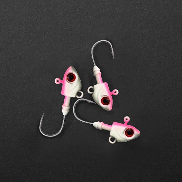 Valkyrie Alabama Rig Seti 1 Şemsiye 5 Jig Kafa 5 Silikon Yem Hazır Turna Levrek Avı Spinner Rig Takımı