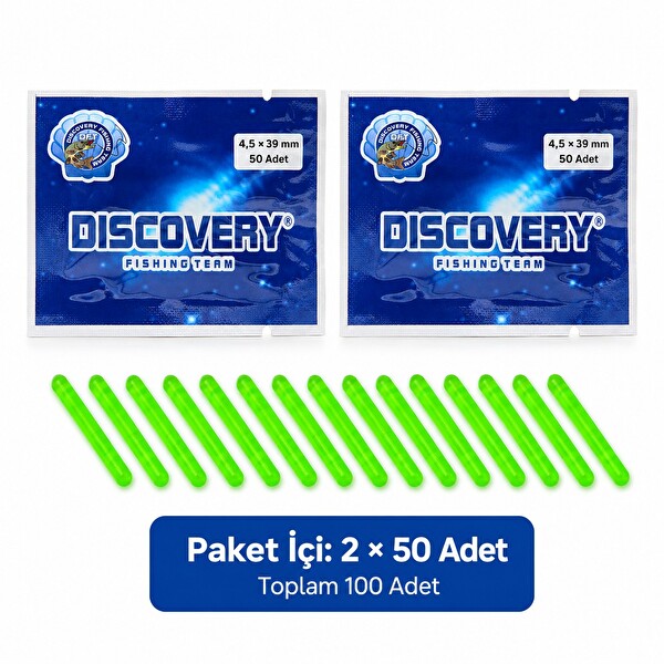 Discovery 4.5x39 MM Çiftli Işıldak Fosfor 50'li Paket