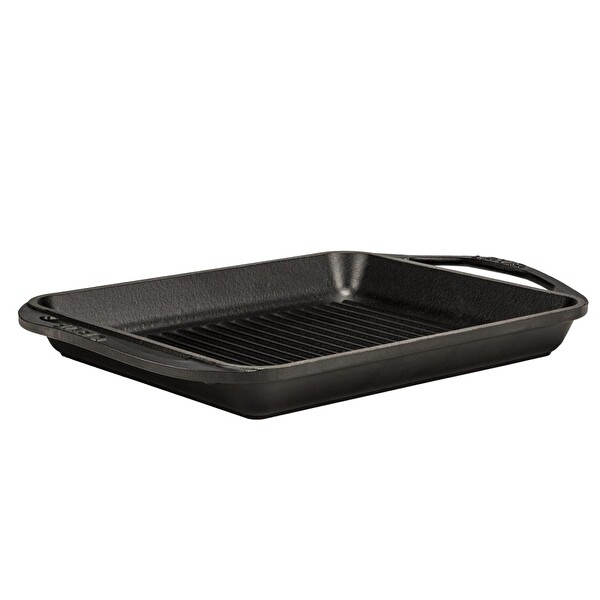 Lava 26x32 CM Metal Yekpare Kulplu Siyah Döküm Izgara Tavası LV RE ECO GT 2632