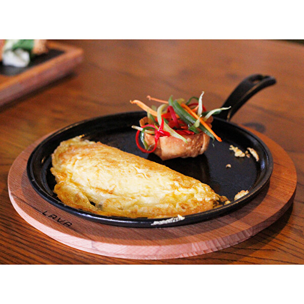 Lava 26 CM Metal Saplı Siyah Döküm Yuvarlak Krep / Pizza / Pancake Tavası LV ECO Y KRP 26