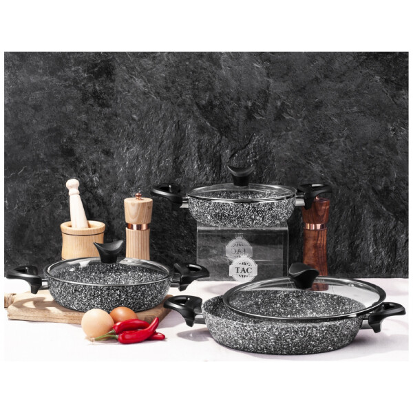 Taç Ultra Granit 3'lü Omlet Seti TAC-3411
