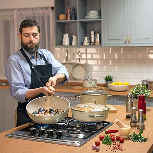 Korkmaz 28x5.5 CM Granita Tava A1266