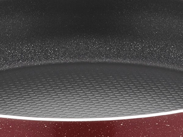 Taç Titan 30 CM Kırmızı Granit Tava TT-1148