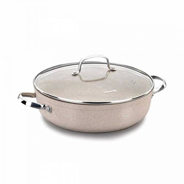 Korkmaz Granita 28 CM Kısa Granit Tencere A1264