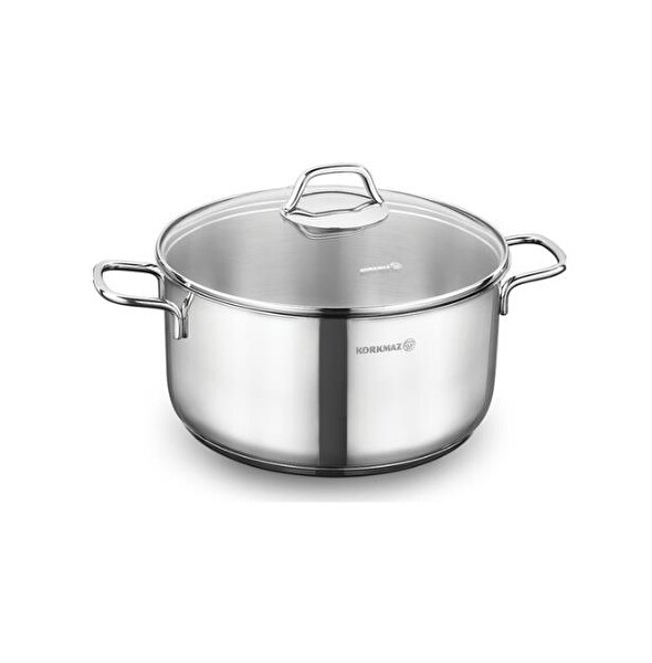 Korkmaz Perla 20x11 CM Derin Çelik Tencere A1655