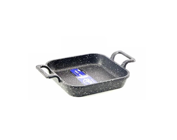 Eda Asya Döküm 20 CM Kapaksız Kare Granit Sahan ZK-973