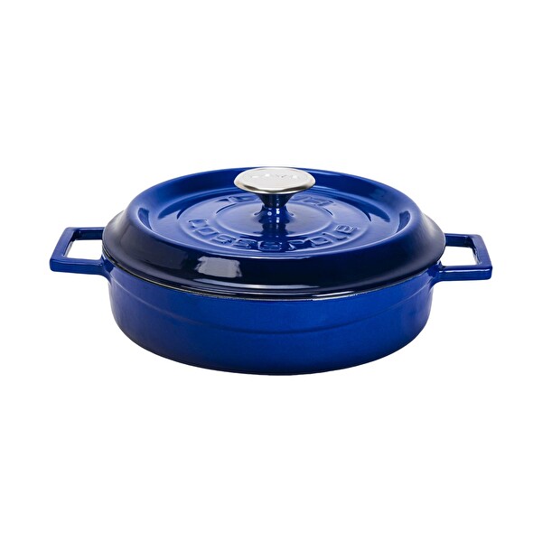 Lava Döküm Beyaz Ahşap Sandık Hediyeli Mavi Çeyiz Seti LV S ET CYZ B-W