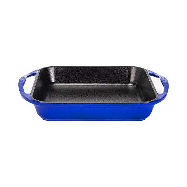 Lava Döküm Beyaz Ahşap Sandık Hediyeli Mavi Çeyiz Seti LV S ET CYZ B-W