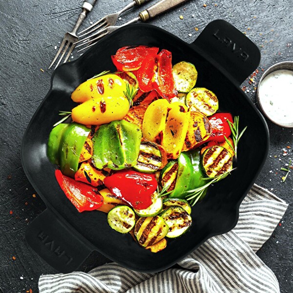 Lava Trendy Serisi 5X Döküm Demir Tencere-Tava Mavi Çeyiz Seti LV S ET K39 B