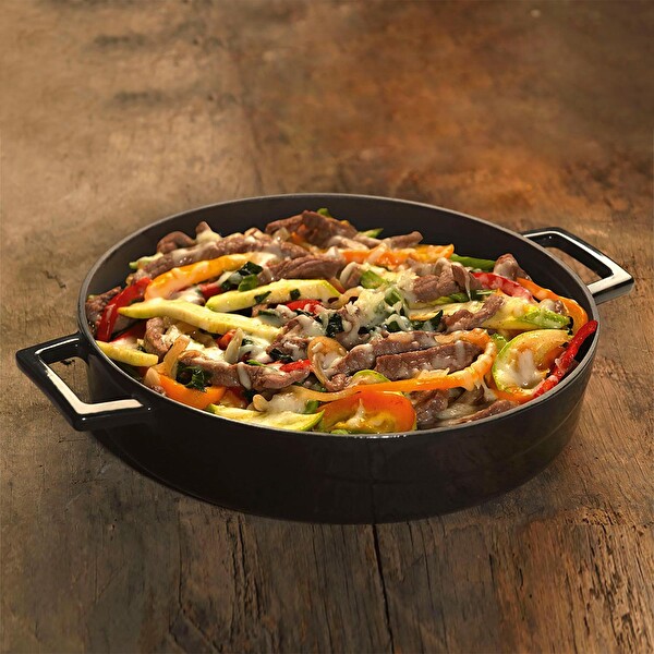 Lava Trendy Serisi 5X Döküm Demir Tencere-Tava Siyah Çeyiz Seti LV S ET K39 BL