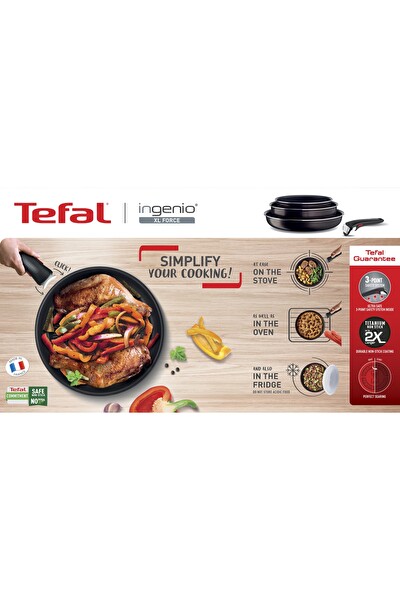 Tefal L15099 Ingenio Titanyum 2X XL Force Maxi 19 Parça Tava ve Tencere Seti 2100125502