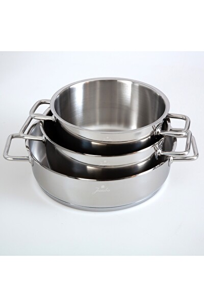 Jumbo Palermo 7 Parça Çelik Tencere Seti