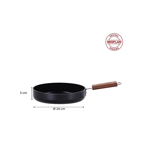 Neoflam Bien Alüminyum Döküm 24 CM Siyah Tava