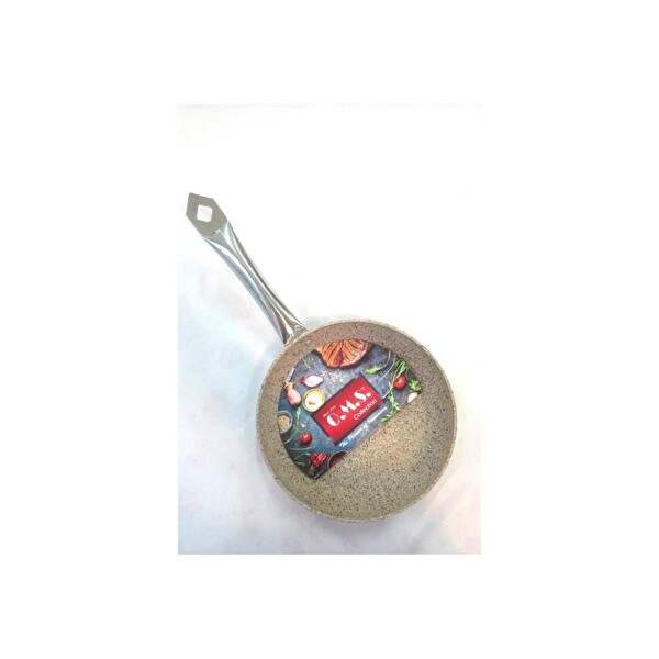 OMS 30 CM Çelik Kulplu İndüksiyonlu Kum Beji Granit Tava 152.3207.I.30