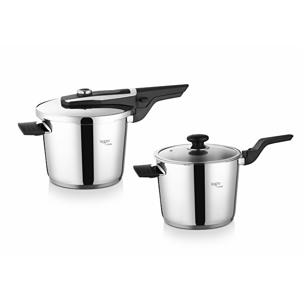 Leggno Procook Quick 6+4 L Düdüklü Tencere Seti PCQ1216PC64ST