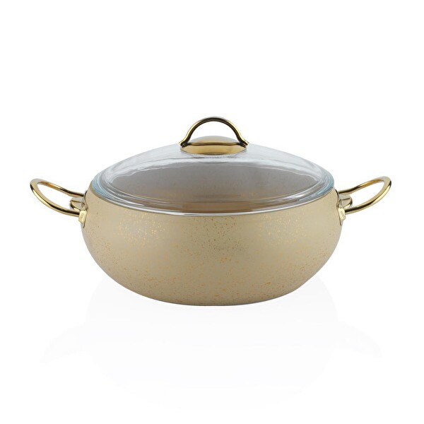 Schafer New Jupiter 8 Parça Granit Krem Tencere Seti 1S3502-22005-KRM01