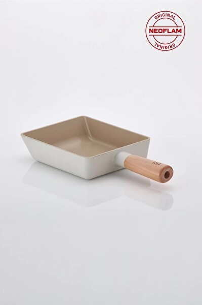 Neoflam Fika 15 CM Alüminyum Döküm Bej Omlet Tava D-NEOF115