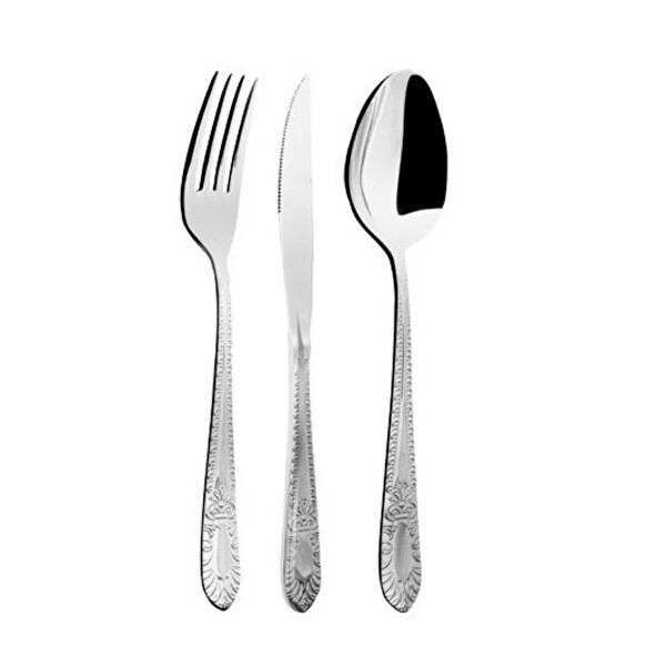 Grand 12 Kişilik 84 Parça Sade Çatal Kaşık Bıçak Takımı