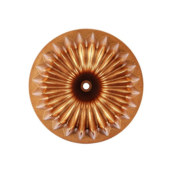 Serenk Fun Cooking Yıldız 26 CM Alüminyum Döküm Granit Kaplama Sarı Kek Kalıbı