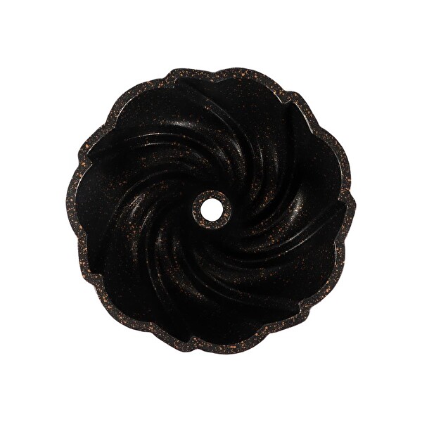 Serenk Fun Cooking Rüzgar Gülü 24 CM Alüminyum Döküm Granit Kaplama Sarı Kek Kalıbı