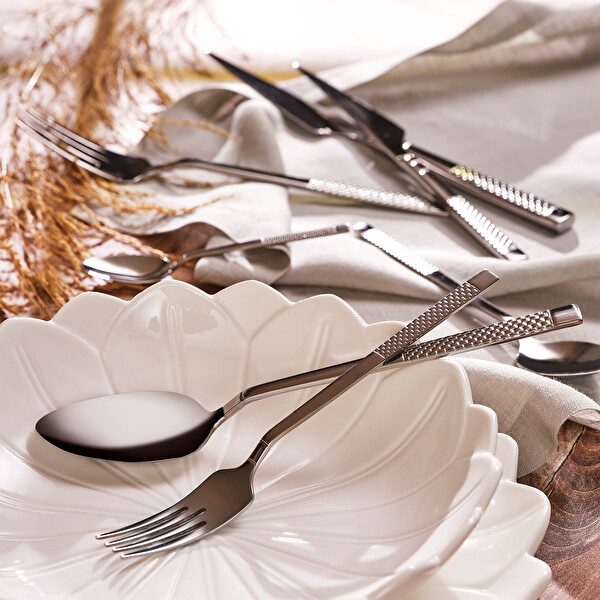 Emsan Side 12 Kişilik 84 Parça Kutulu Çatal Kaşık Bıçak Seti 600.02.01.0191