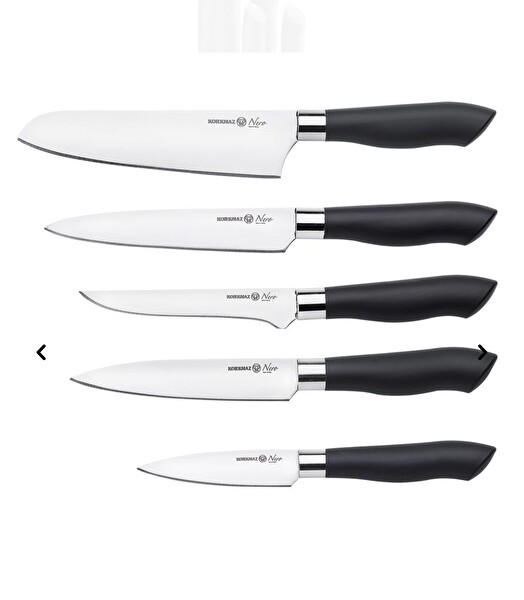 Korkmaz Nero 6 Parça Bıçak Seti A5503