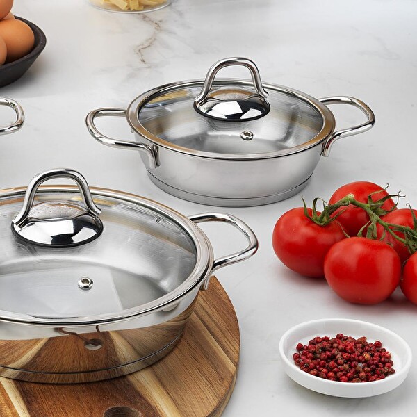 Schafer Eva Çelik 6 Parça Inox Sahan Seti 1S1601-13003-INX01