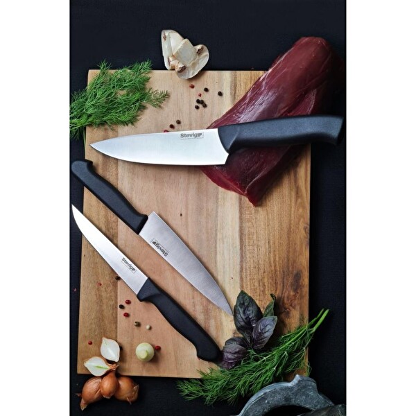 Stevig Cut 4 Chef's Kitchen Şef ve Sebze Bıçağı Seti