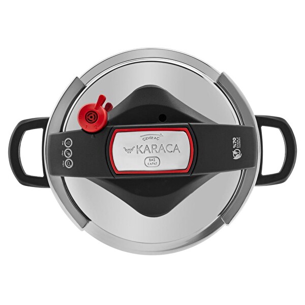 Karaca Perfect Red İndüksiyon Tabanlı 4-6 L Düdüklü Tencere Seti