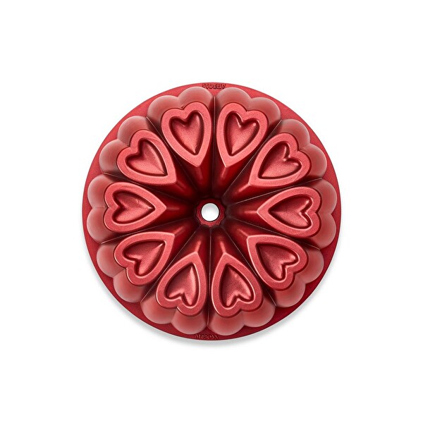 Amboss 9 Parça Paslanmaz Çelik Satin Kase Seti ve Ametist Yapışmaz Döküm Kek Kalıbı