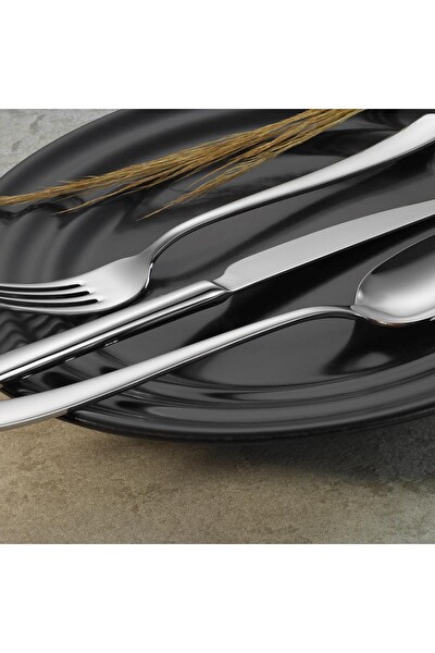 Lugga Nida 6 Kişilik 18 Parça Yemek Çatal Kaşık Bıçak Takımı