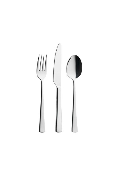 Lugga Nida 6 Kişilik 18 Parça Yemek Çatal Kaşık Bıçak Takımı